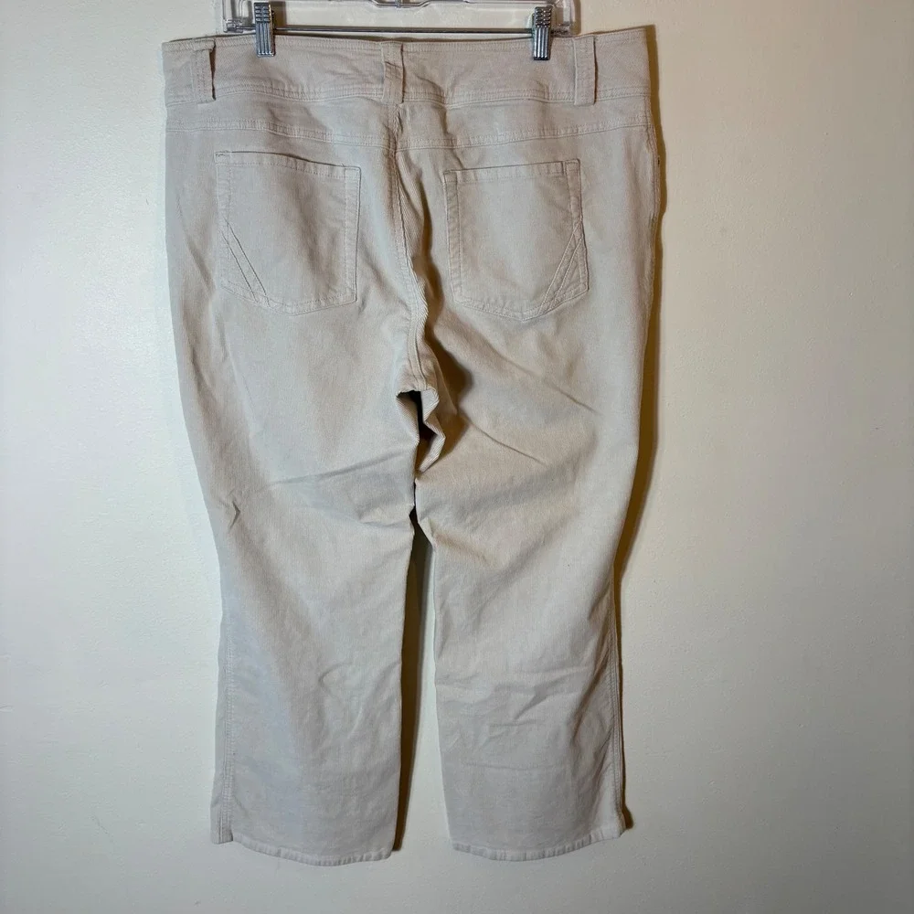 Lane Bryant Corduroy Pants Size 18‎ Average Beige Casual Bootcut